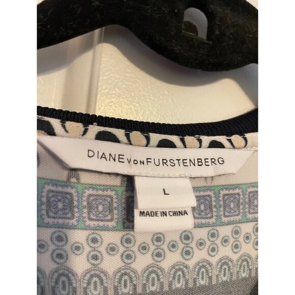 Diane‎ von Furstenberg Printed Mini Dress L - Picture 7 of 7